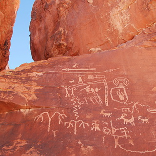 Valley of Fire - Atlatl Rock - Petroglyphs